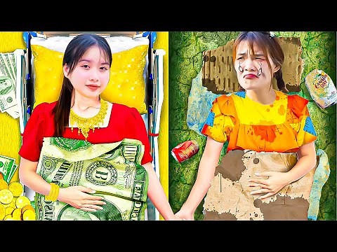 Rich Baby Doll vs Poor Baby Doll #3|@bunnyseries |DC Smile