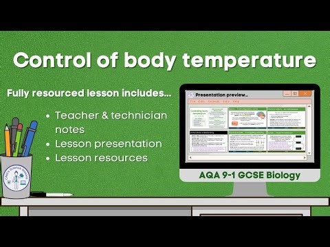 Control of body temperature Lesson video preview