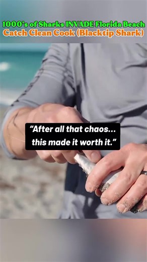 Beach Fishing Adventure: Catching Sharks in Florida