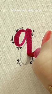 Brush Lettering Tutorial: “G” for Beginners #nhuandaocalligraphy #brushlettering | Nhuan Dao Calligraphy