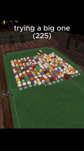 Stress testing 300+ pool balls in Unity 🎱 #gamedev #physics #satisfying #indiedev #unity3d