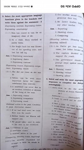 std11 first exam assignment english section a solution