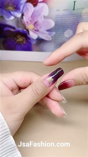 Nail stickers, makeup tutorial natural cute look by JSA Beauty