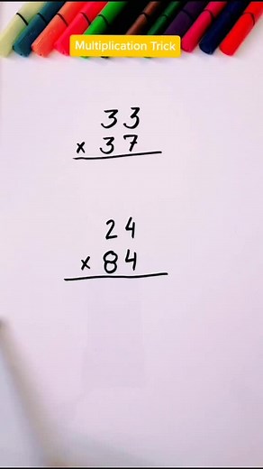 One of the digit is same and sum of other's 10. #math #trick #learntok #multiplication #ShareTheCare #everygiftcounts #fyp #sumitverma #tik_tips