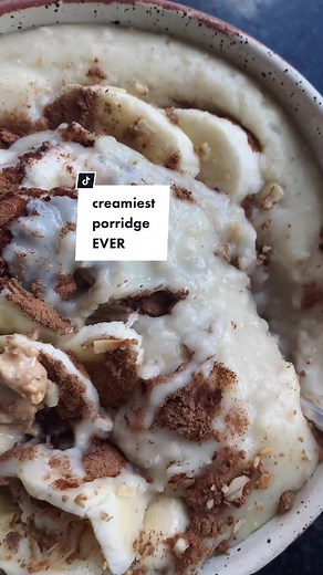 Creamy Oat Porridge Breakfast Recipe