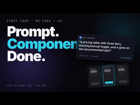 Webflow AI Code Components in Designer First Look 🚀