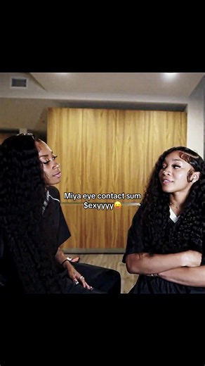 yall be talking bout how mya look at Miya but don’t be seeing how Miya be looking at myaaaaaa😛 #viral #theemyanicole #theemyanicolewlw #fyp #wlw @nicolewayss @thadon.