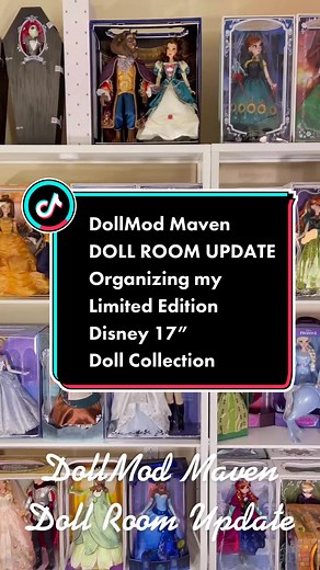 Rearranging Limited Edition Disney Doll Display with IKEA Organization