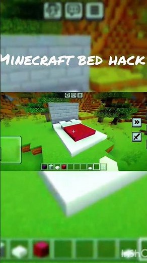 Minecraft Bed Build Hack That Will Blow Your Mind 😱💥#minecraft