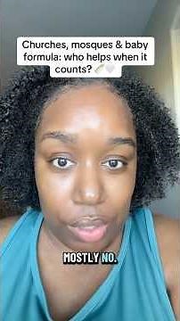 Churches, mosques & baby formula: who helps when it counts? 🍼🤍