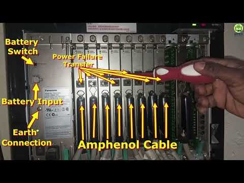 🔧 Panasonic PABX Parts Explained in Detail | Full Breakdown of Components & Functions