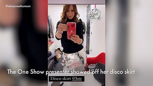 Alex Jones surprises in unexpected blouse with incredible detail