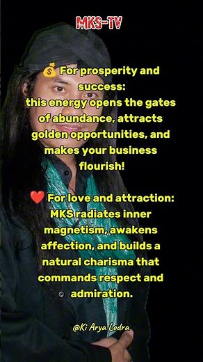 #007. THE MIRACULOUS BENEFITS OF MKS IN LIFE