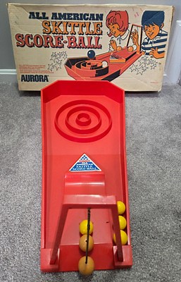 Aurora All American Skittle Score-Ball 1971 Skill & Action Sports Game No 5515 | eBay