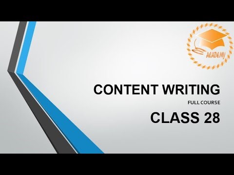 Content Writing Course| Class 28| Tips for Article Writing