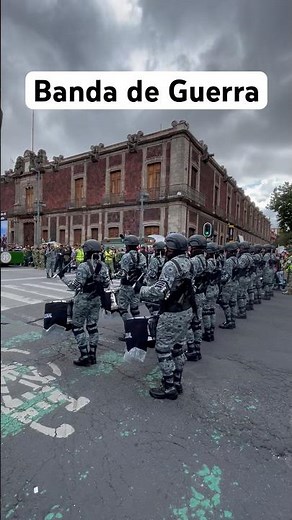 Banda de Guerra de la Guardia Nacional 🇲🇽 #bandadeguerra #guardianacional #bandas #desfile #méxico