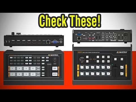 Live streaming Made Easy with AVMATRIX HVS0402U & VS0601U Switchers
