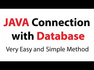 Database Connection with Java in Urdu/Hindi