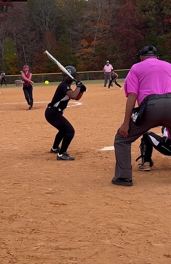 Impressive Strikeout by a Young Softball Pitcher