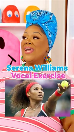 Can you learn Fun SERENA WILLIAMS Vocal Exercise w/Coach??!🤩🎾🎶