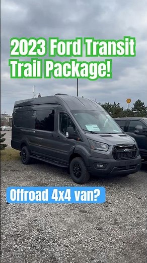 2025 Ford Transit 350 High roof Trail package! Off road 4x4 Van coolest van! ready to overland!