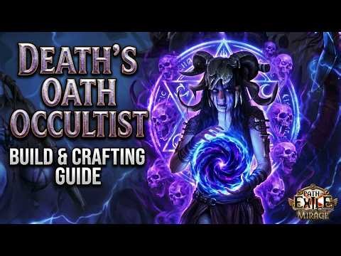 Deaths Oath Occultist Mid Budget Build Guide. Crafting Guide Included.