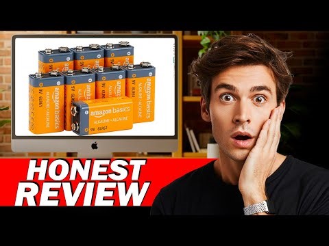 Amazon Basics 8-Pack 9V Alkaline Batteries Review | Long Shelf Life & Honest Test Experience
