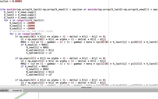 DSGE（25）用Python实现简单的RBC模型中的值函数迭代