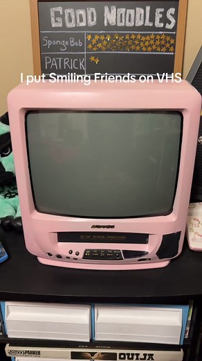 Smiling Friends Season 1 on VHS - Custom Edition