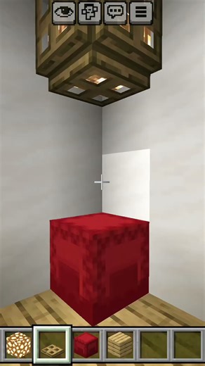 Minecraft secret door 😉 #minecraft #tutorial