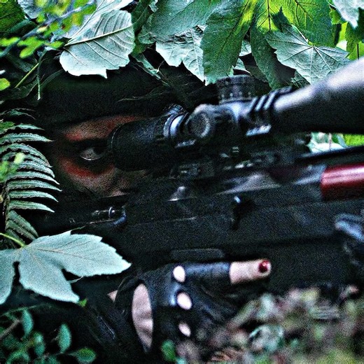 She successfully evaded the sniping of two snipers by disguising herself #shorts #movie