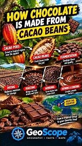 How Chocolate Is Made From Cacao Beans 🍫