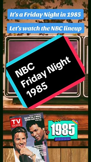 The NBC fall primetime lineup for Friday night in 1985. #80s #80stv #80stvshows