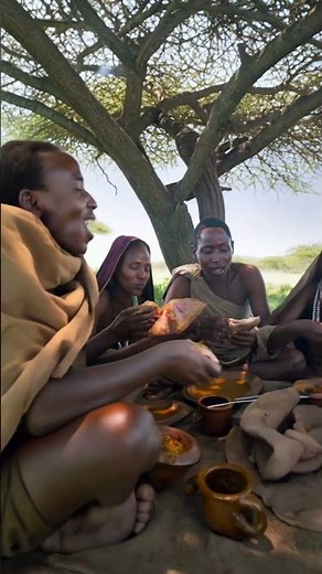 Primitive Somali Cooking Mukbang | Traditional Village Feast Over Open Fire #wildtribeskitchen