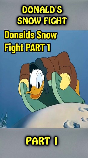 Donald Duck Cartoon: Snow Fight PART 1