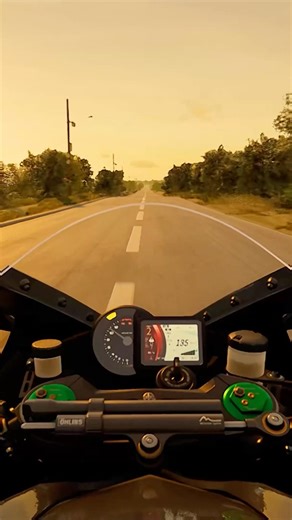 Ninja Kawasaki H2R Top Speed Test🥵 Exhaust sound 😍#ninja #kawasaki #h2r #zx10r #viral #shorts #4k