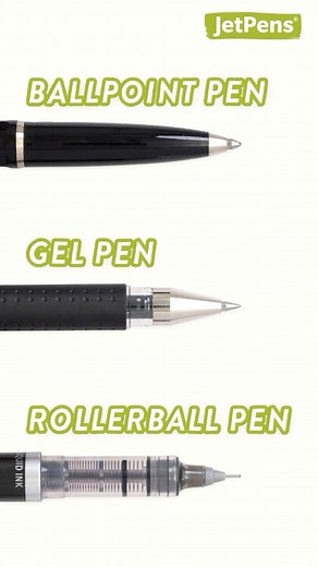 14K views · 40 reactions | Have you ever wondered what makes a ballpoint pen different from a gel pen or rollerball pen? 樂 Learn more in our YouTube video or guide on the subject! You can check them out through the link in our bio @jetpens the place for pen and stationery lovers  #jetpens #stationery #stationerylove #stationeryaddict #gelpens #ballpointpens #rollerballpens | JetPens.com | Facebook