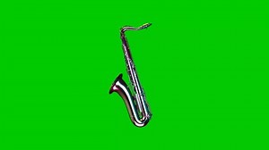Smooth Animation Saxophone On Green Screen Stock Footage Video (100% Royalty-free) 3613601175 | Shutterstock
