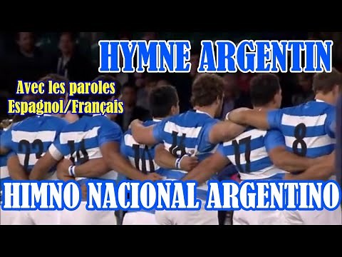 🇦🇷 Himno nacional argentino (with lyrics; avec les paroles) 🎶 - Hymne National de l'Argentine 🏉