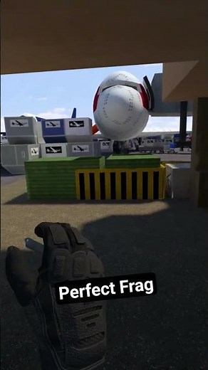 Perfect frag toss right into the cockpit in #onwardvr