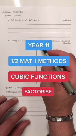 #exam #year11 #mathmethods #functions