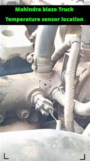 Mahindera Blazo Engine coolant temperature sensor location #blazo #location #mechanic