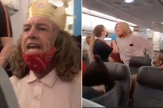 JetBlue flier in Burger King hat yells N-word, dumps water on flight attendant