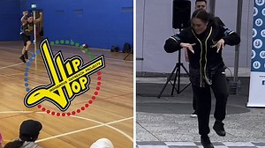 Australian breaker Rachael Gunn performs at dance showcase in Paris