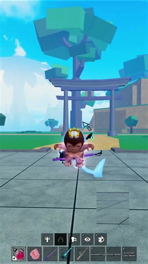 FASTEST Rubber Combo In Blox Fruits 🏃 #shorts #roblox