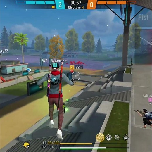 CS RANK 🤯1X3🤯 WITH AWM AX2 💀 HEADSHOT🗿 #freefire #w3warrior #shorts #gameplay