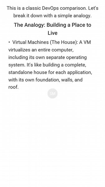 Docker vs Virtual Machine Explained | DevOps Interview Question