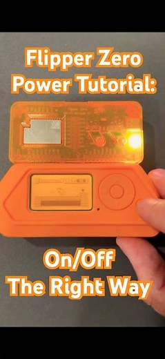 Flipper Zero Power Tutorial: On/Off the Right Way #flipperzero #viral ‪@FlipperZeroVideos‬