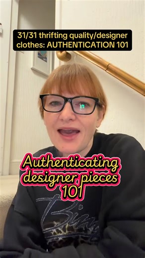 Hello_Wednesday | Tip 31/31 for thrifting high quality and designer clothes in your local charity shop: How to authenticate a designer piece to determine if... | Instagram