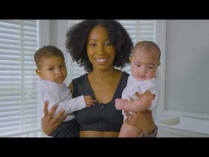 Tommie Copper Shoulder Support Bra with Front Zipper on QVC